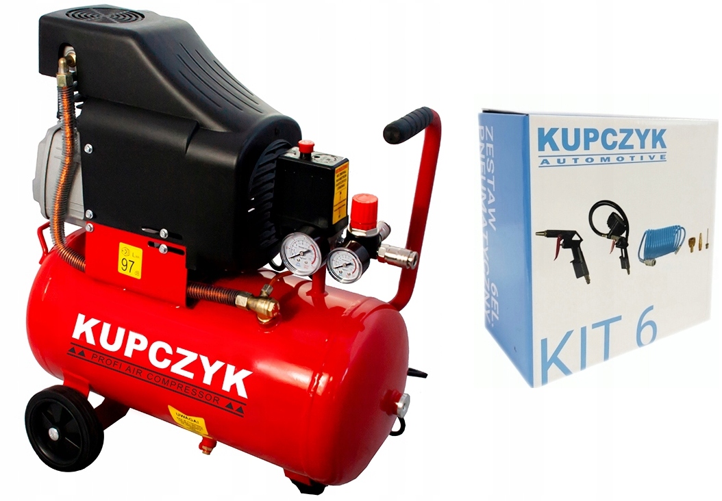 Olejový kompresor Kupczyk FLG-24 24 l 8 bar
